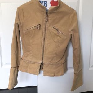 Corduroyed tan jacket